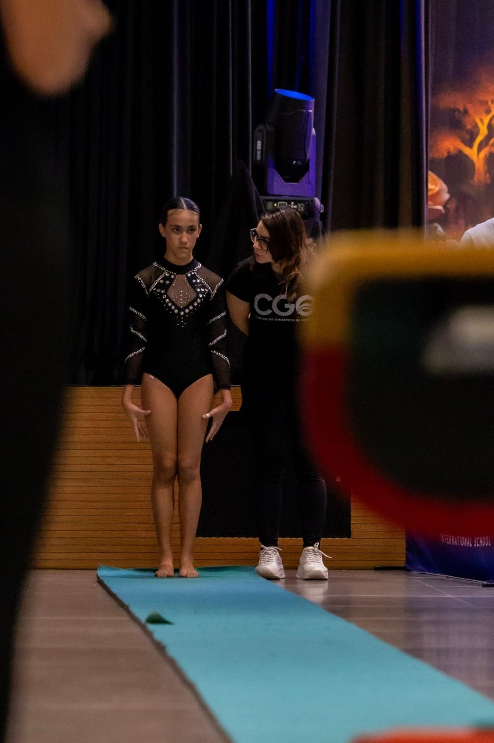 Atleta do CGO em competição